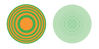  concentric circles variations 